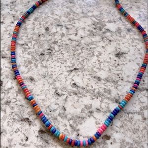 Vintage Boho Colorful Beaded Necklace